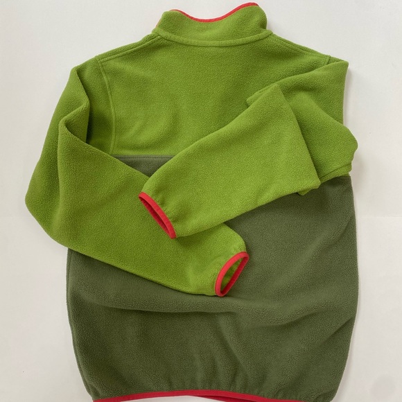 Patagonia Synchilla Snap T - Green & Pink - Picture 2 of 4